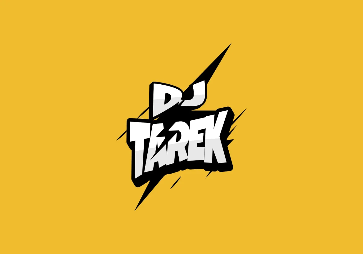 Dj Tarek sur fond Jaune