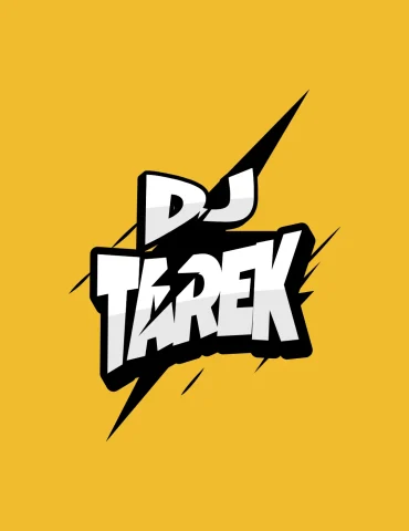 Dj Tarek sur fond Jaune