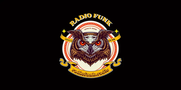 hibou sur un blason radio funk